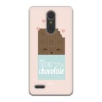 Funda Me gustas más que el chocolate para LG K4/K8 2017