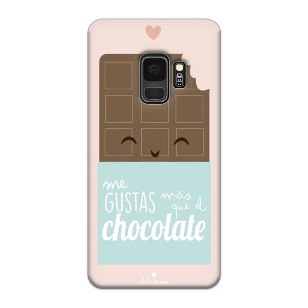 Funda Me gustas más que el chocolate para Samsung S9